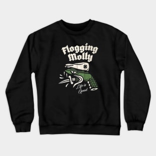 Flogging molly// 90s punks Crewneck Sweatshirt